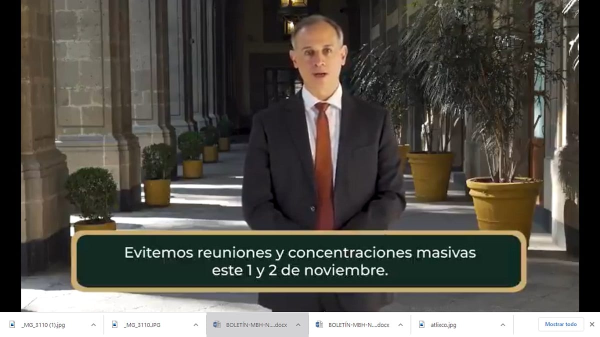 “No contribuyamos a que otras personas pierdan la vida”: Pide López Gatell no ir a cementerios ni fiestas 1 Hugo Lopez Gatell