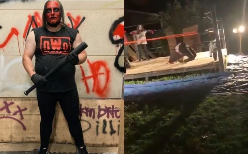 LUCHADOR SE ROMPE LAS PIERNAS