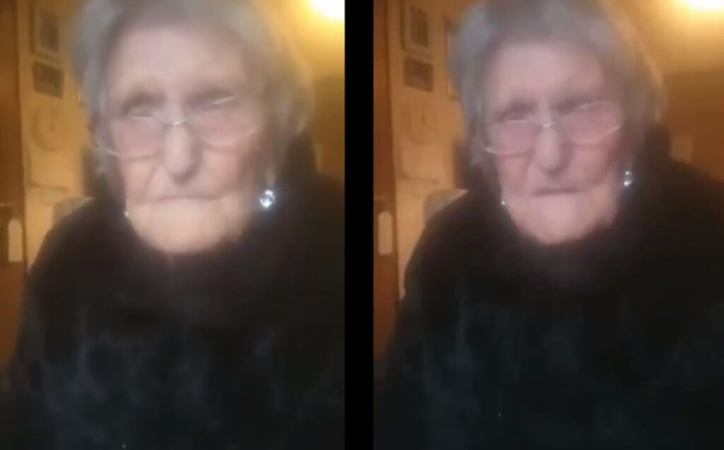 MUJER DE LA TERCERA EDAD PIDE LLORANDO VER A SU FAMILIA