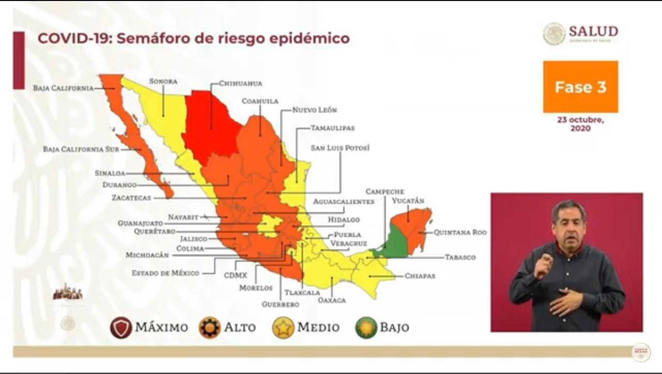 Puebla se mantiene en amarillo en el semáforo covid-19 2 SEMAFORO COVID 19