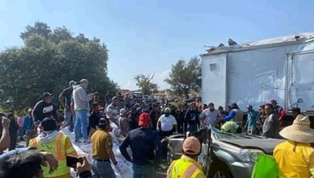 Muere una mujer de la tercera edad aplastada por un camión de carga en Tlahuapan 3 Tlahuapan