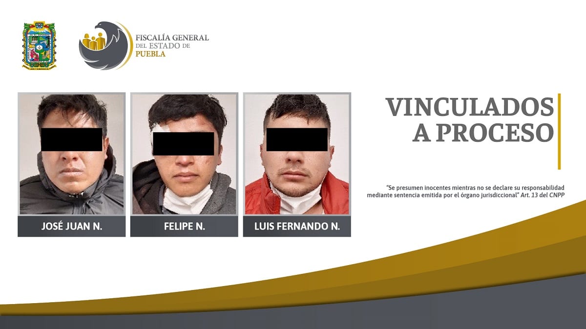 Detienen a tres hombres que secuestraron a una pareja y exigían 3 mdp para liberarlos en Puebla 1 VP secuestro San Jose los Cerritos