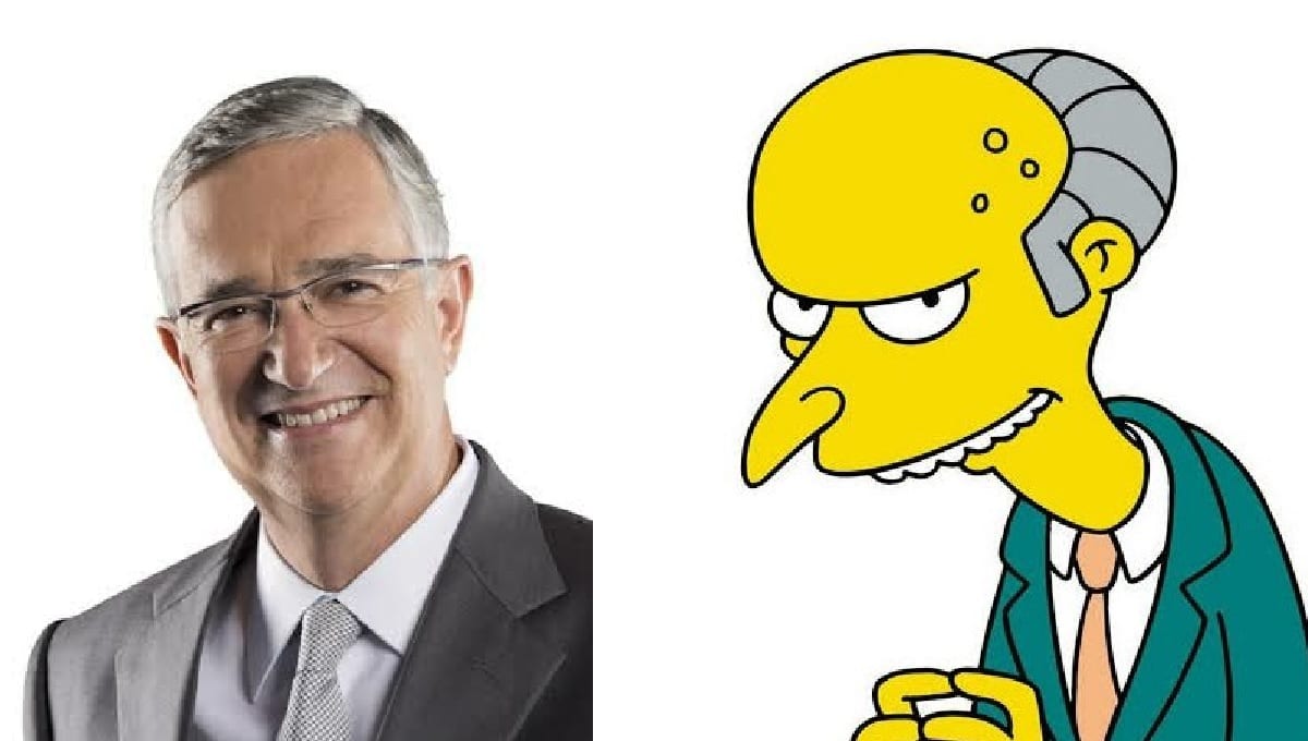 “Que ahorren los trabajadores”: Piden cancelar a Salinas Pliego y lo comparan con el “Sr. Burns” 1 burns