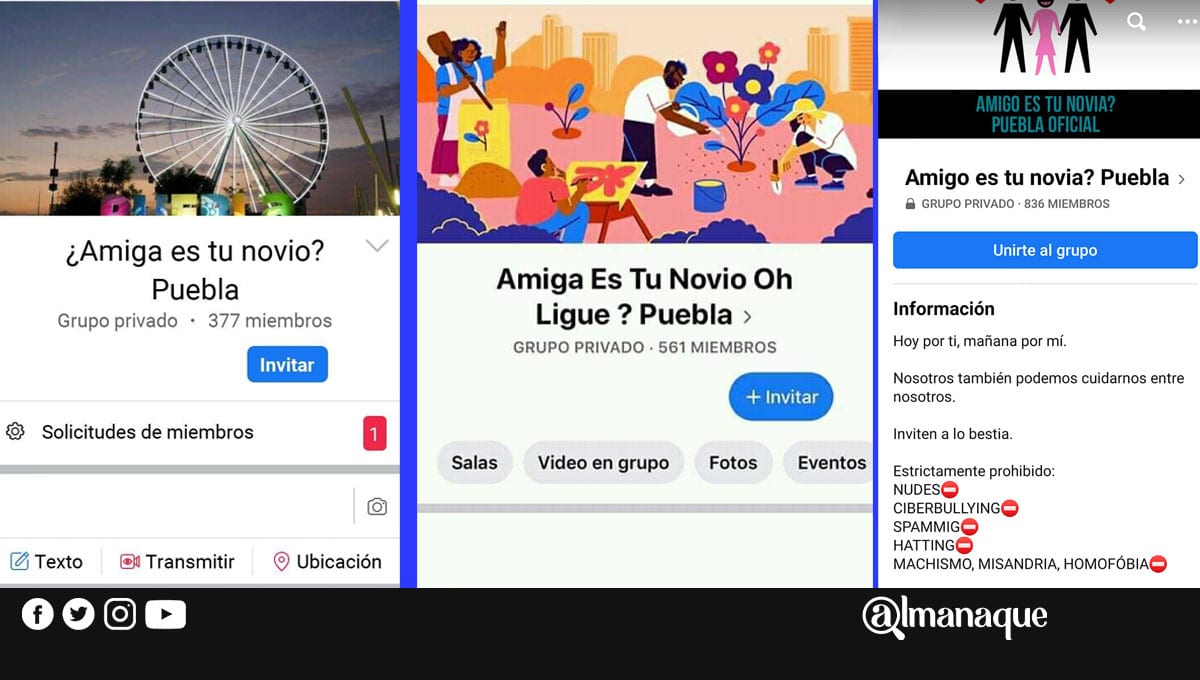 Crean grupos en Facebook para quemar infieles de Puebla 4 grupos amiga es tu novio facebook