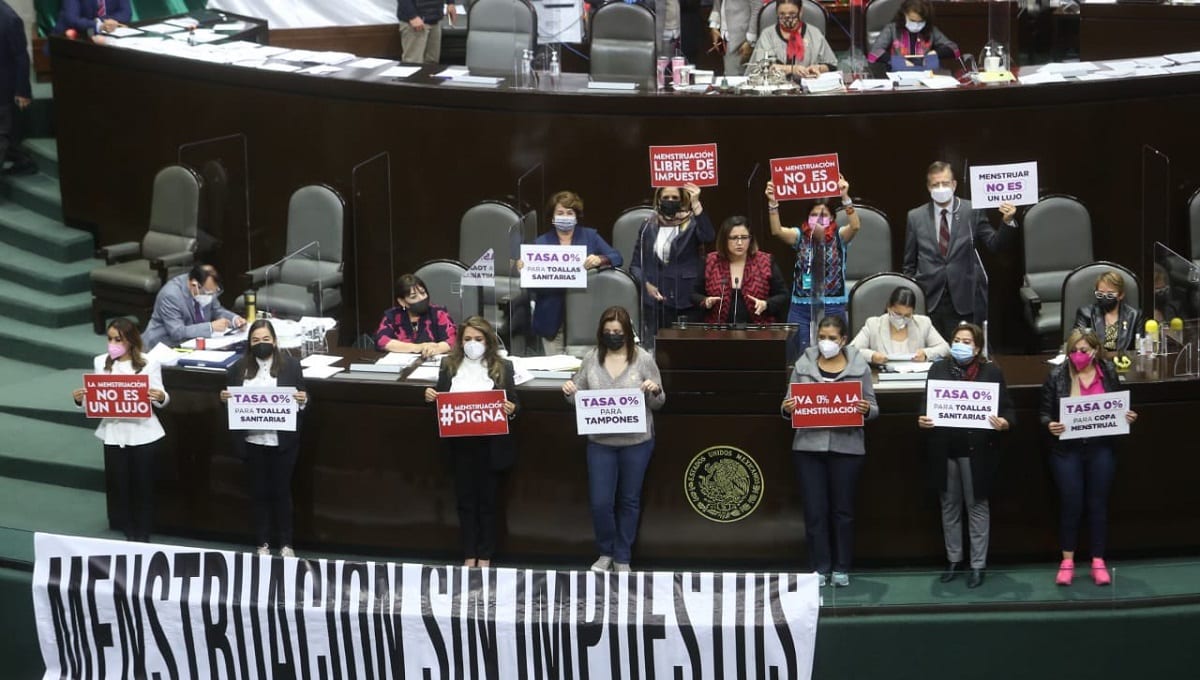 #MenstruaciónDigna: Rechazan eliminar IVA a productos de higiene femenina 1 menstruaciondigna