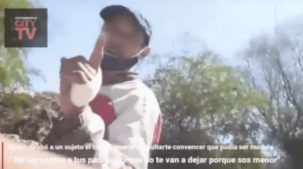 nina graba sujeto pedofilo quiso llevarla casa abusar ella argentina