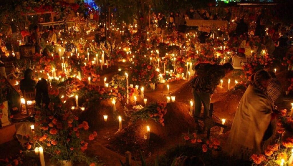 panteones dia muertos oaxaca