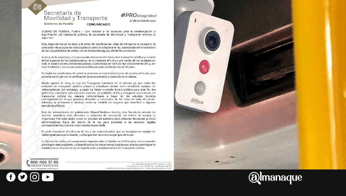 A un año del aumento al pasaje, casi 6 mil unidades tienen cámaras de seguridad funcionando 2 portada transporte smt 1