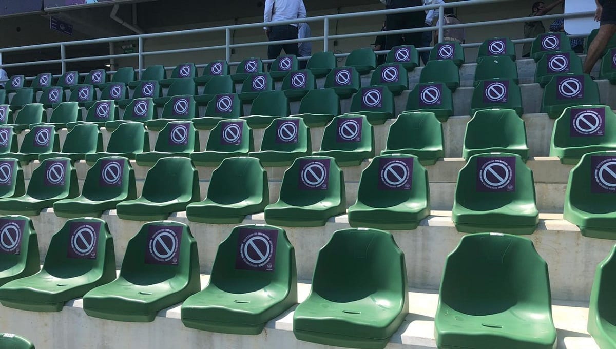 FOTOS: Así será la sana distancia en el estadio de Mazatlán 1 sana distancia 1