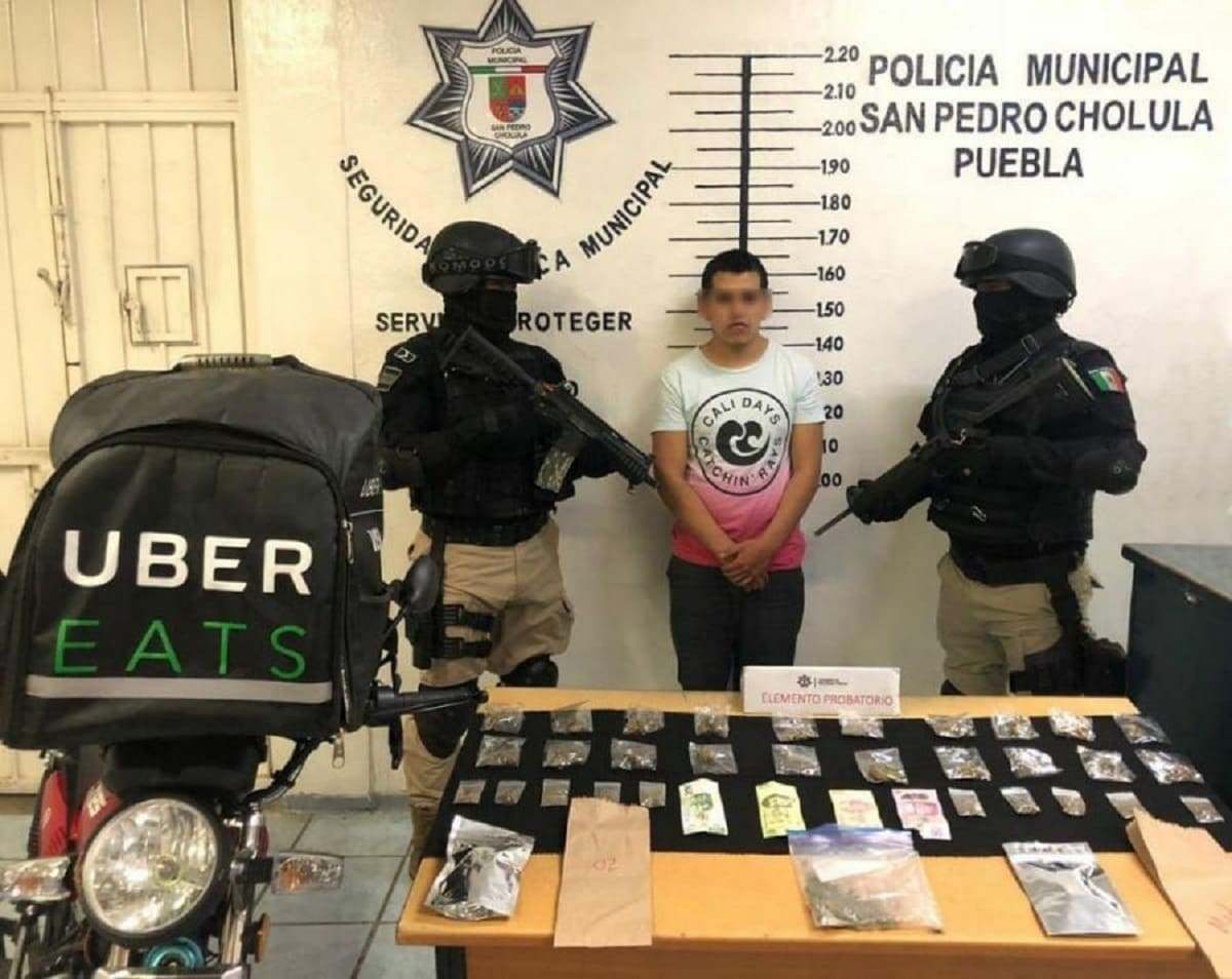 uber eats venta de droga