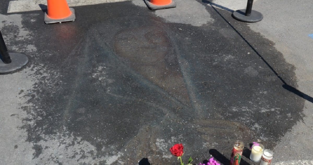 "Reaparece" imagen de la Virgen de la Asunción en Monterrey y le llevan flores 1 virgen