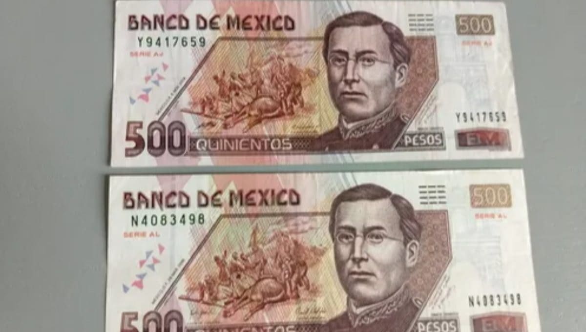 Billete de 500 pesos con Ignacio Zaragoza se vende hasta en dos mil pesos 2 Billete 500 pesos Ignacio Zaragosa venta 1