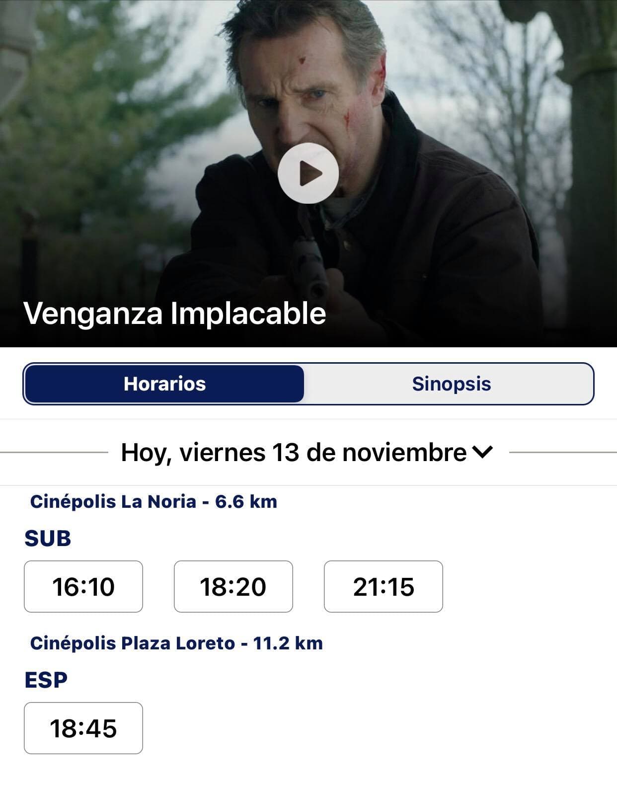 Cartelera Cine 3