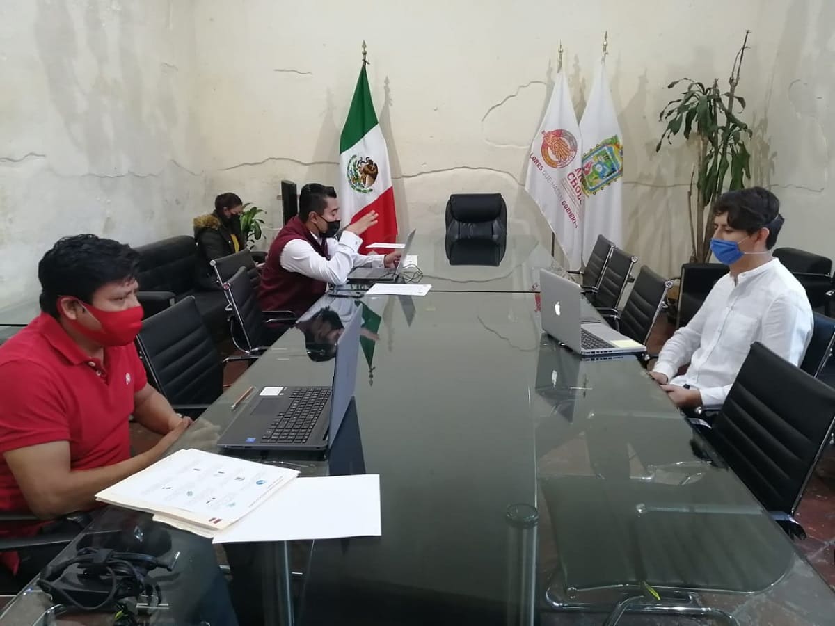 Afinan estrategias de seguridad Ayuntamiento de San Andrés Cholula y la UDLAP 1 San Andres
