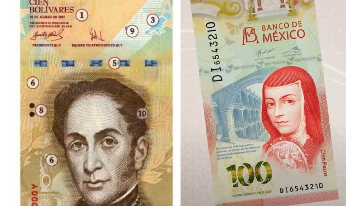 bolivares y billetes mexicanos especial 0 240 958 596 1