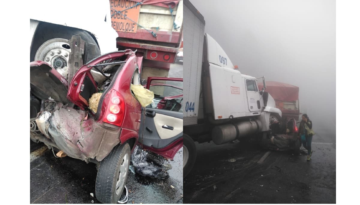 Dos muertos y 12 lesionados deja carambola en la Puebla-Orizaba 1 carambola 1