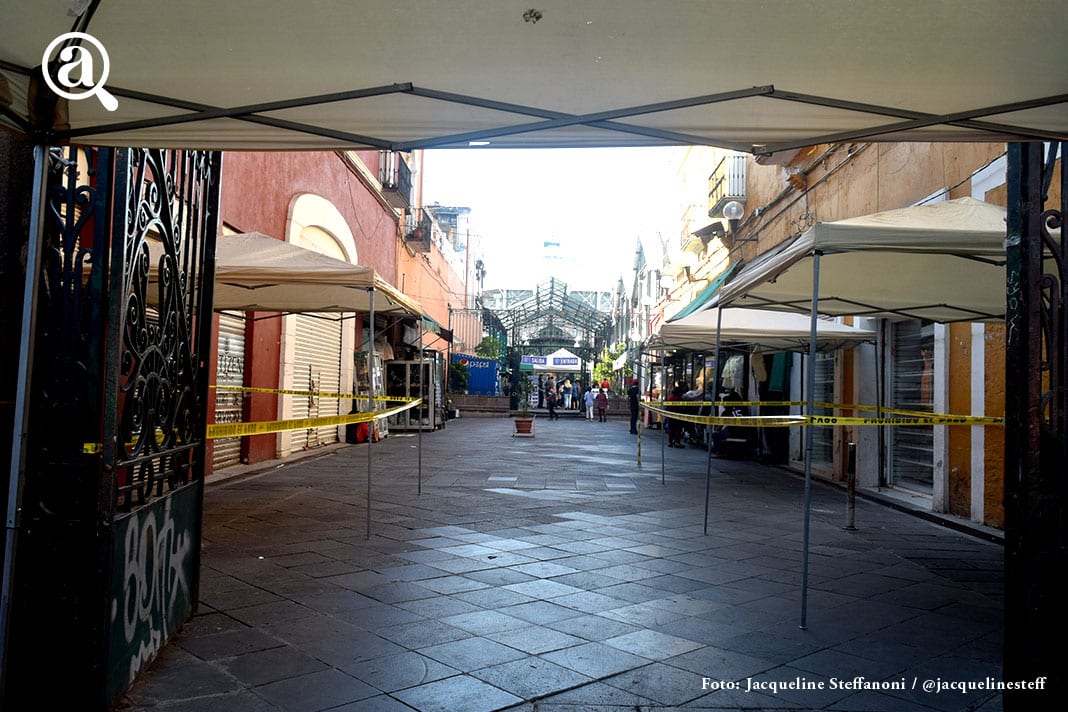 Clausuran el zócalo de Puebla y ponen carriles de circulación en la 5 de Mayo por Buen Fin 11 centro14