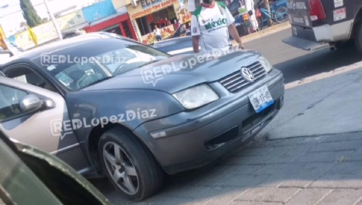 Sujeto en estado de ebriedad abandona a su bebé en su auto tras discutir en el Oxxo de Consorcio 1 consorcio