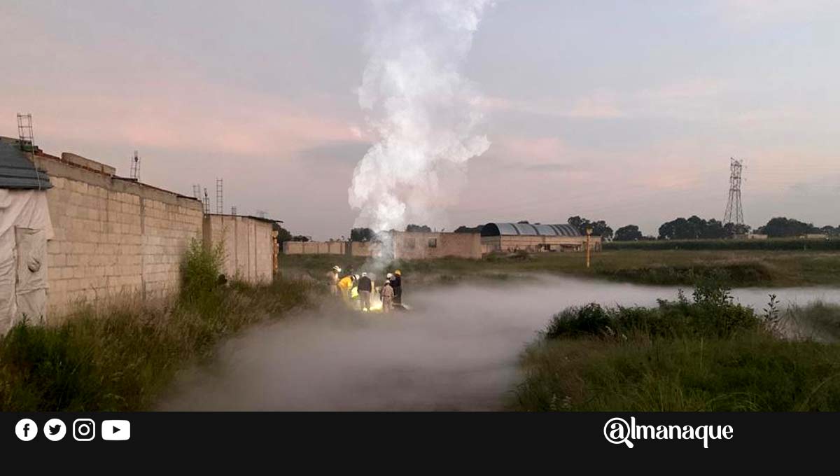 Texmelucan y Tepeaca son el epicentro nacional de robo de gas LP 1 fuga gas