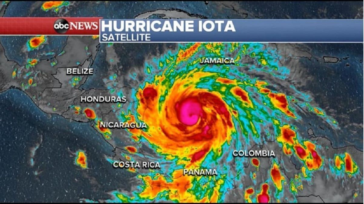 Cartagena declara calamidad: Huracán Iota deja 155 mil damnificados 1 huracan