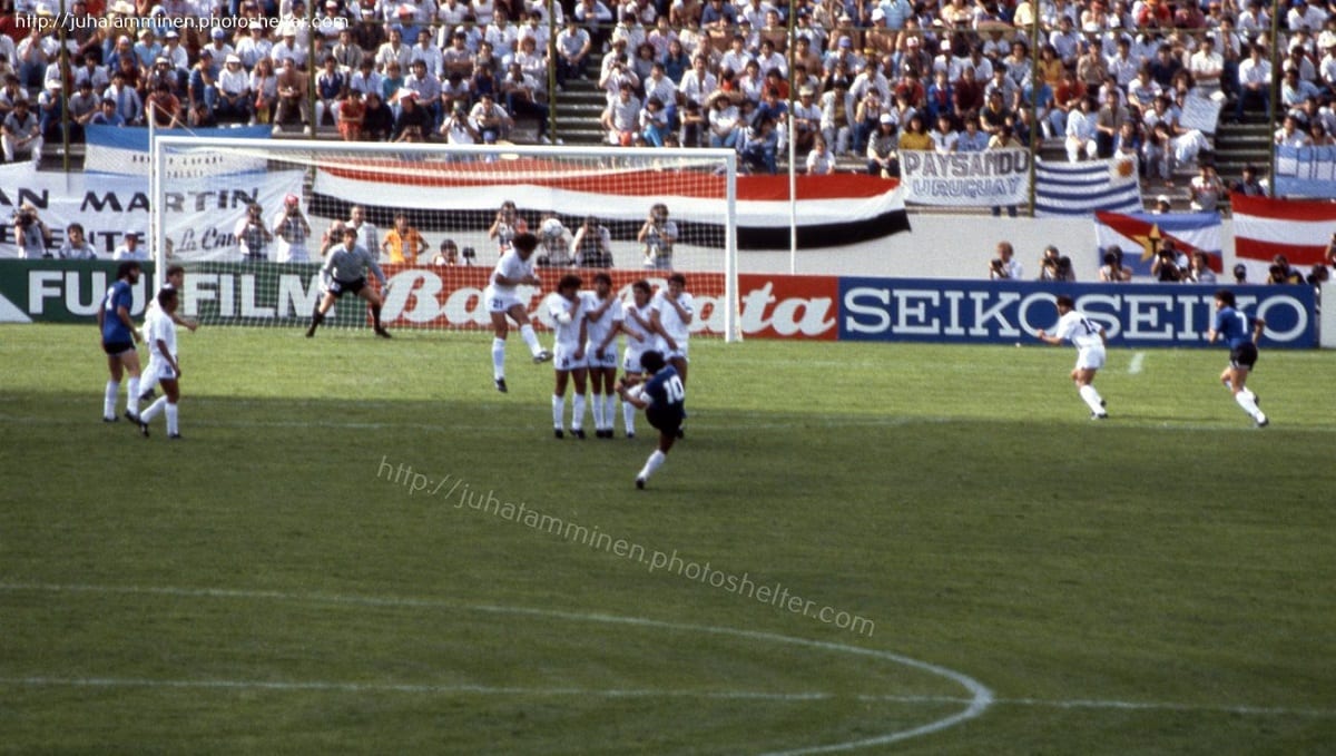 El Día que Maradona jugó con Argentina en el estadio Cuauhtémoc 1 maradona