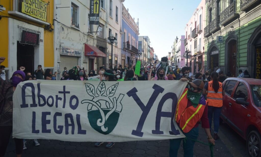 marcha feminista Puebla