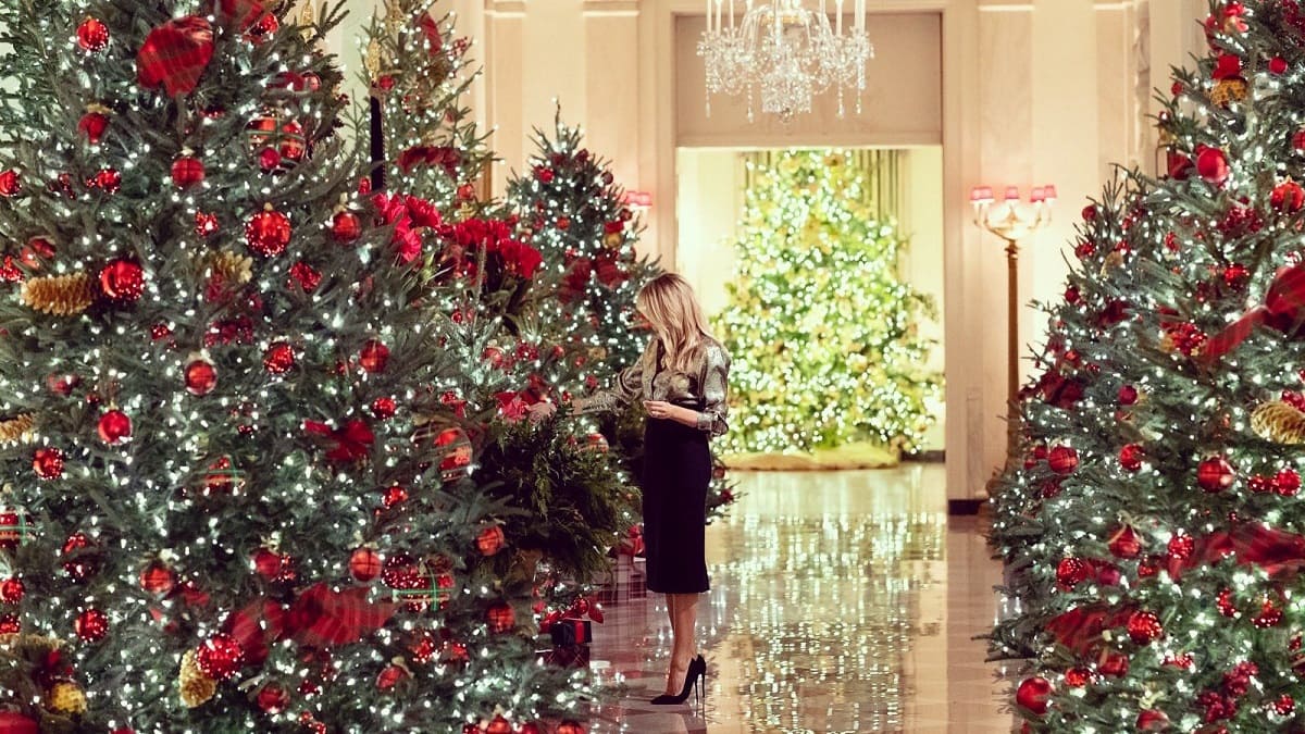 FOTOS: Melania Trump presenta decoración navideña de la Casa Blanca 1 melania 1