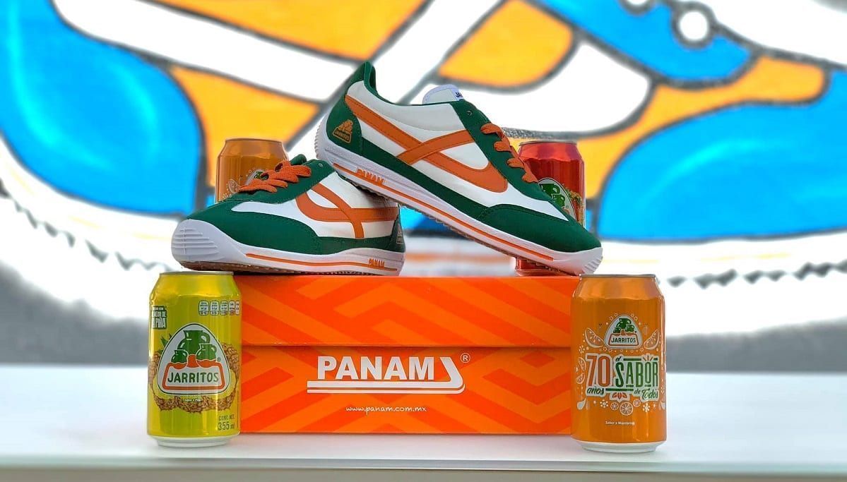 La combinación perfecta: Panam lanza los tenis inspirados en Jarritos 1 panam
