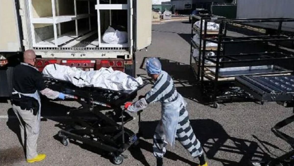 Reos de Texas trasladan cadáveres de víctimas de COVID-19 1 reos texas 696x497 1