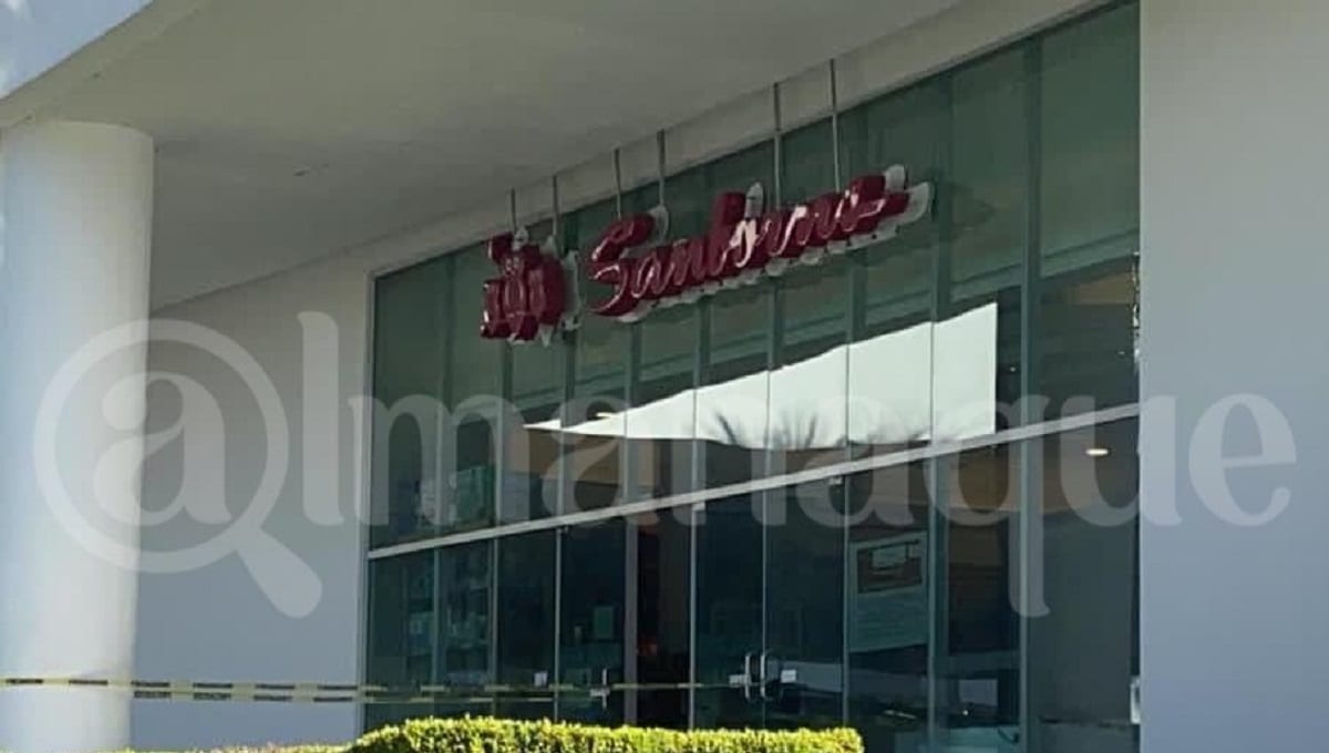 Dos sujetos roban celulares, pantallas y consolas de videojuegos del Sanborns Triángulo 1 sanborns