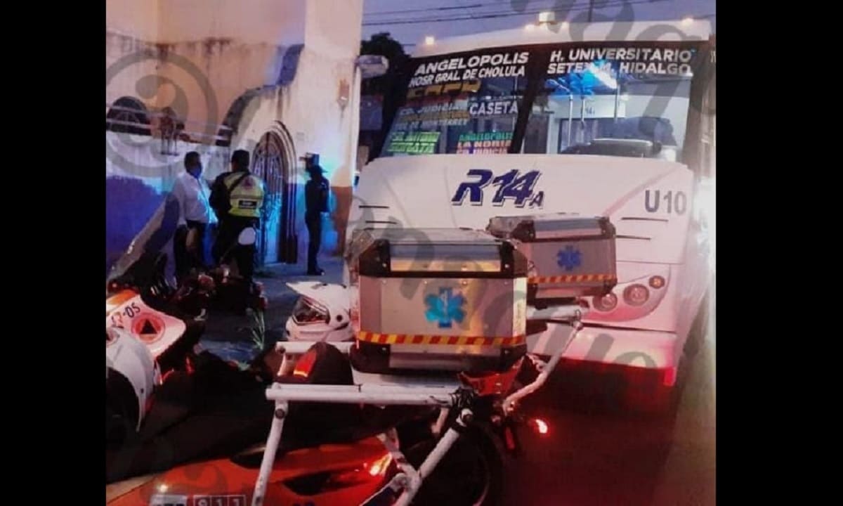 Hieren a un hombre de la tercera edad en asalto a la ruta 14 de Puebla 1 transporte publico Puebla 2
