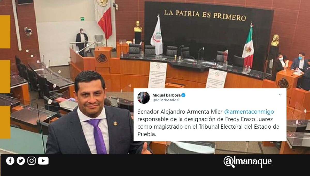 Senado elige a supuesto abogado de “El Grillo” como magistrado del TEEP; Barbosa culpa a Armenta 2 Fredy Erazo 1
