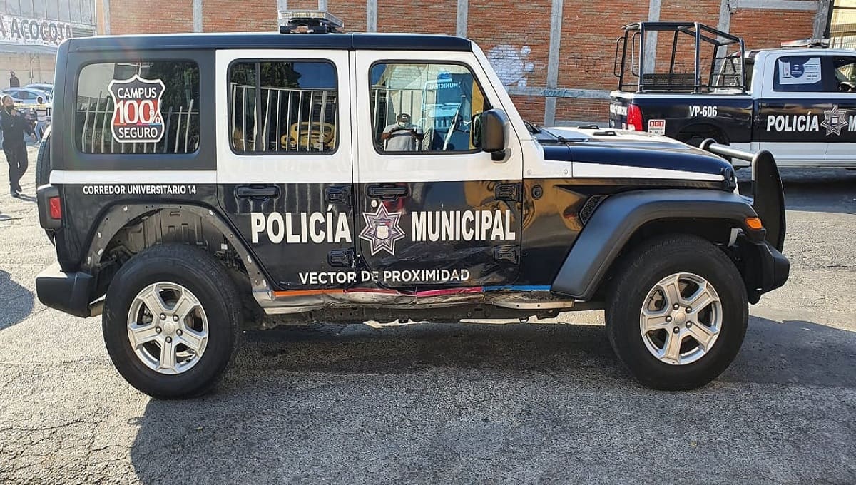 Dos policías lesionados deja el choque de patrulla de la SSC en la Acocota 3 Patrulla