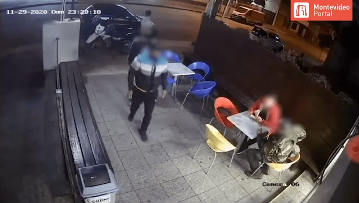 Policía frustra robo mientras se comía un helado con su hijo 1 Policia