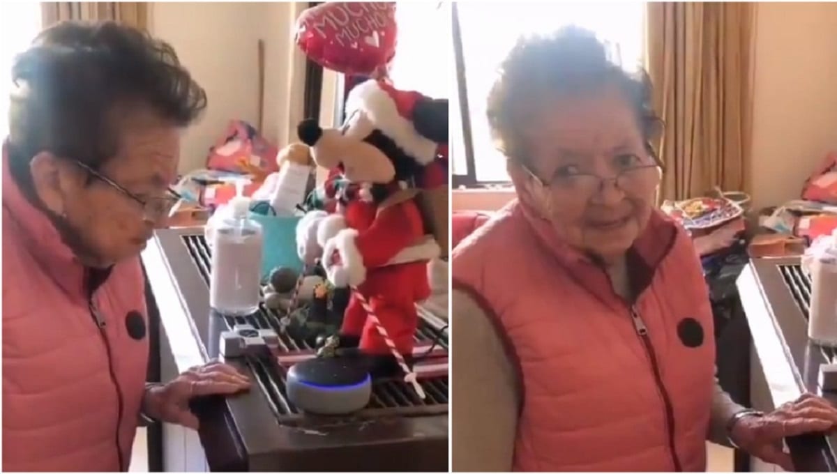 VIDEO: Mujer de la tercera edad pide por favor a Alexa canciones de Agustín Lara y se viraliza 1 abuelita sorprendida