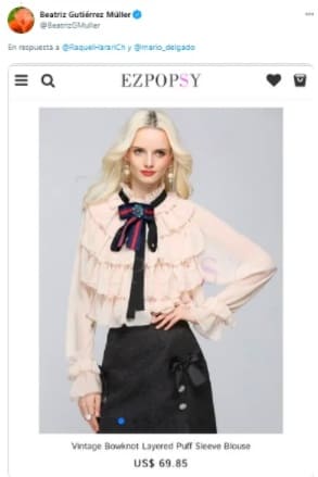 La verdad detrás de la supuesta camisa Gucci de 37 mil pesos de Beatriz Gutiérrez Müller 5 beatriz 1