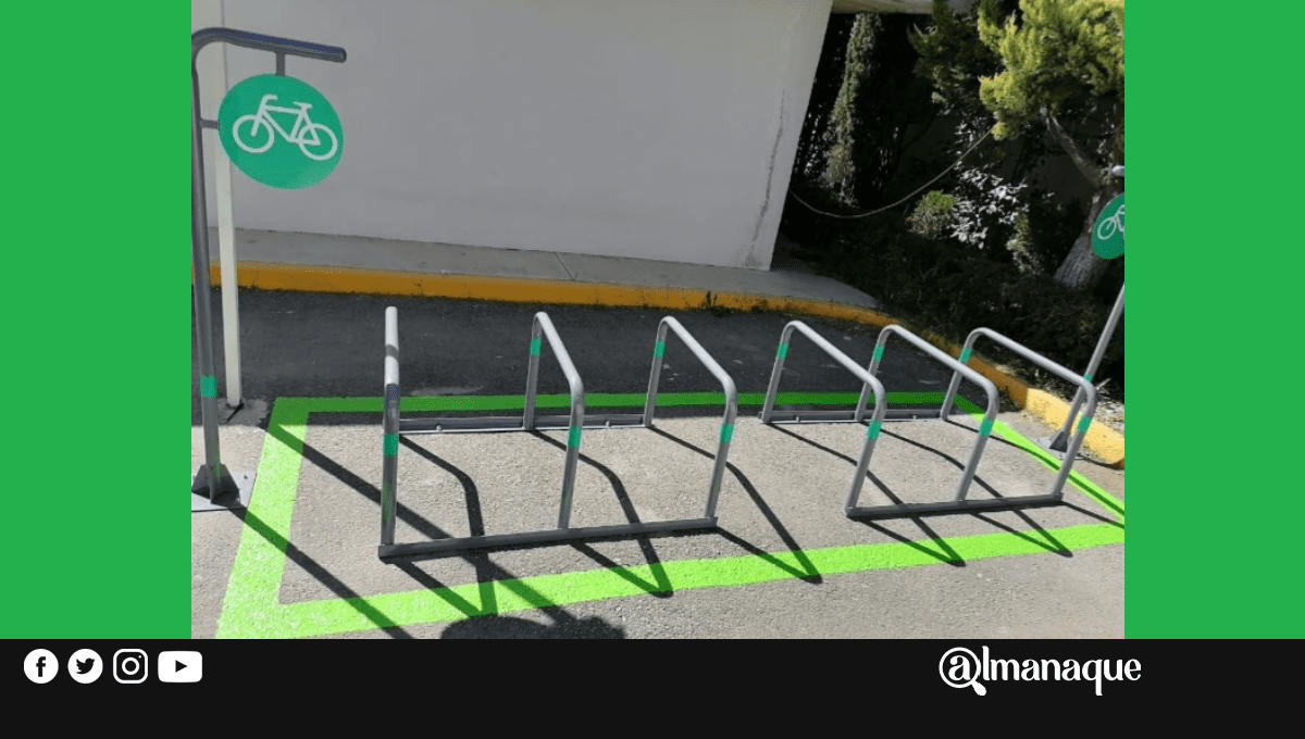 Secretaría de Movilidad estatal instala 15 biciestacionamientos en escuelas públicas de Puebla 4 biciestacionamientos portada1 1