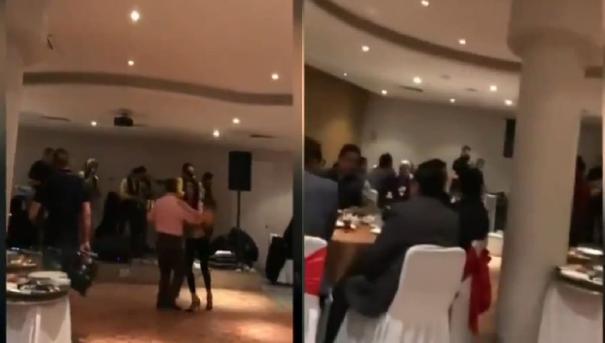 Sin cubrebocas ni sana distancia, funcionarios de Salud hacen fiesta en plena pandemia 1 fiesta 1
