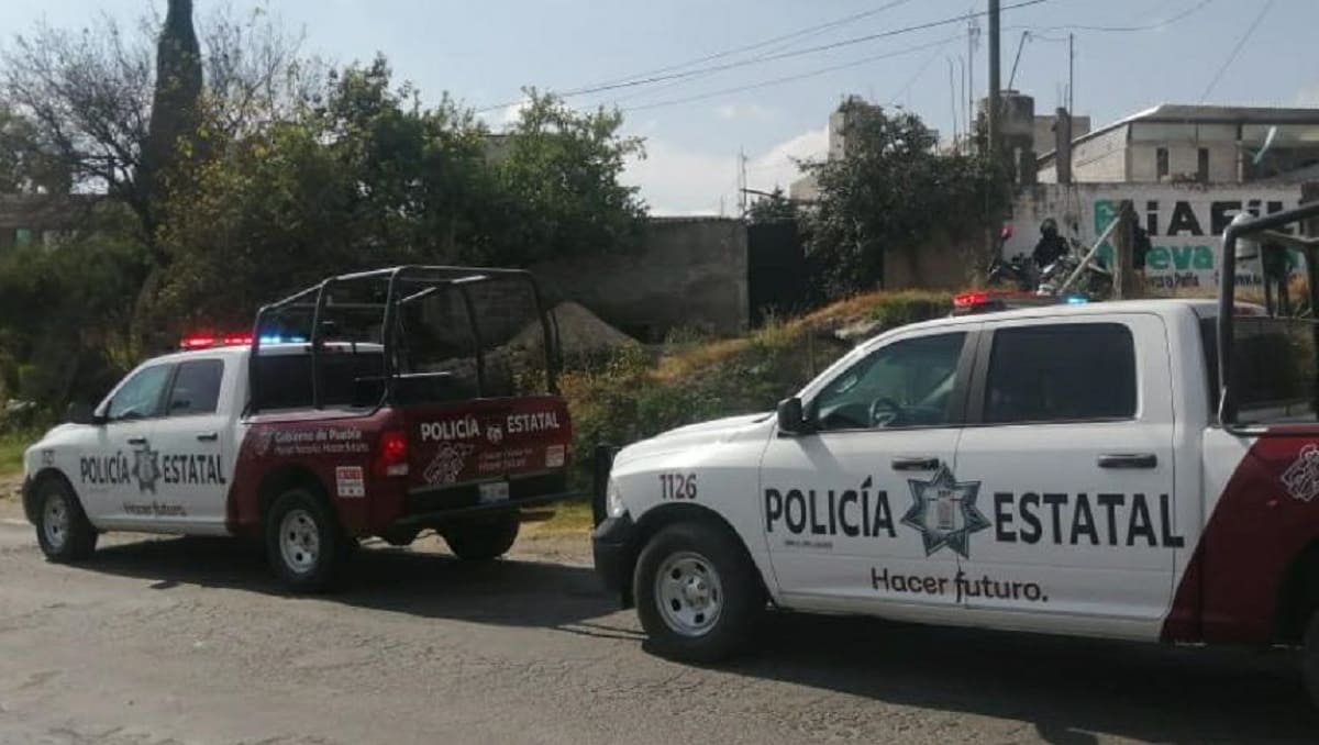 Balean a elementos de la FGE en Texmelucan 1 poli 1