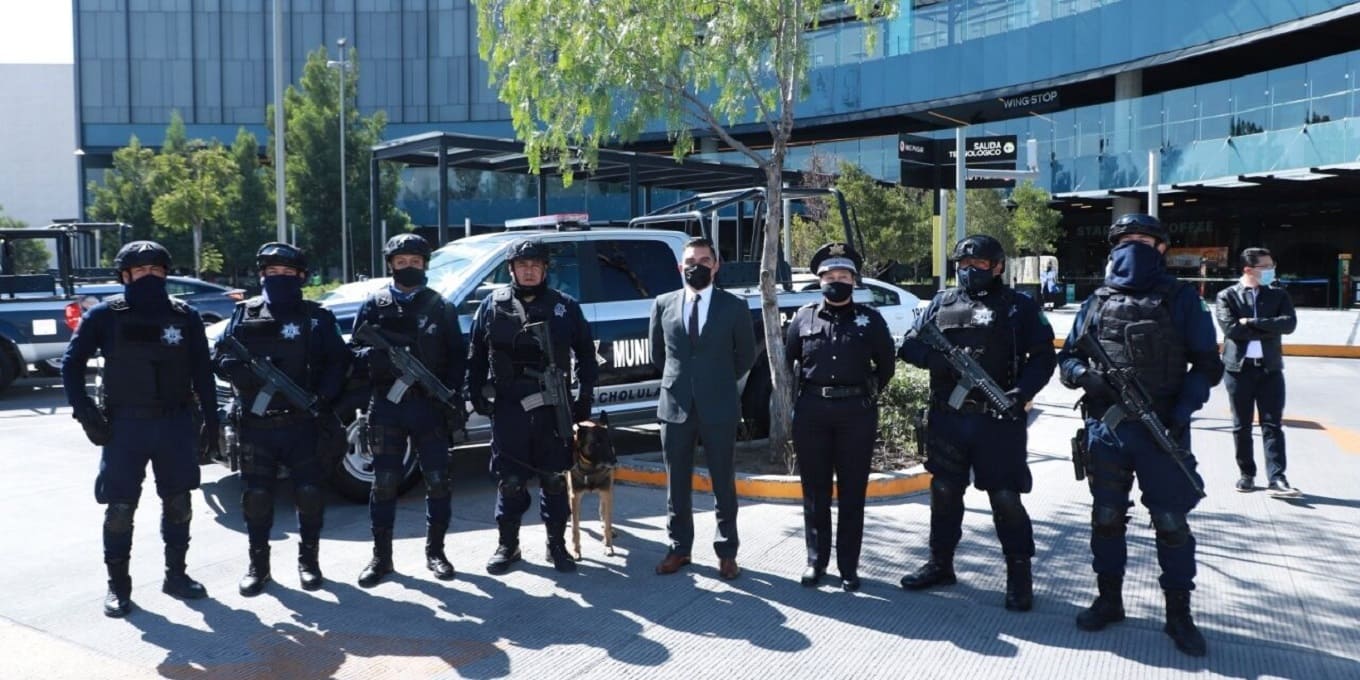 SSPTM de San Andrés presente en “Operativo Grucopa Buen Fin 2020 1 policia cholula 2