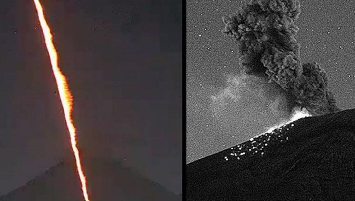 FOTOS: Captan fuegos pirotécnicos en el Popocatépetl 4 popocatepetl