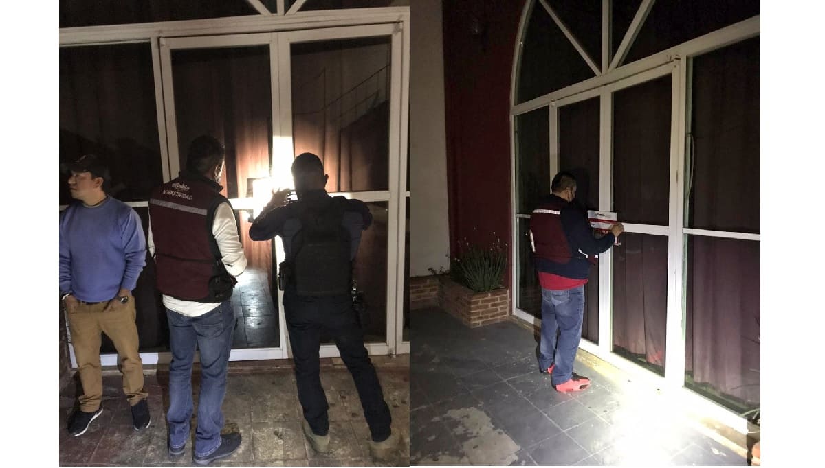 Poblanos hacen posada y les clausuran el salón en Insurgentes 1 sibari 1