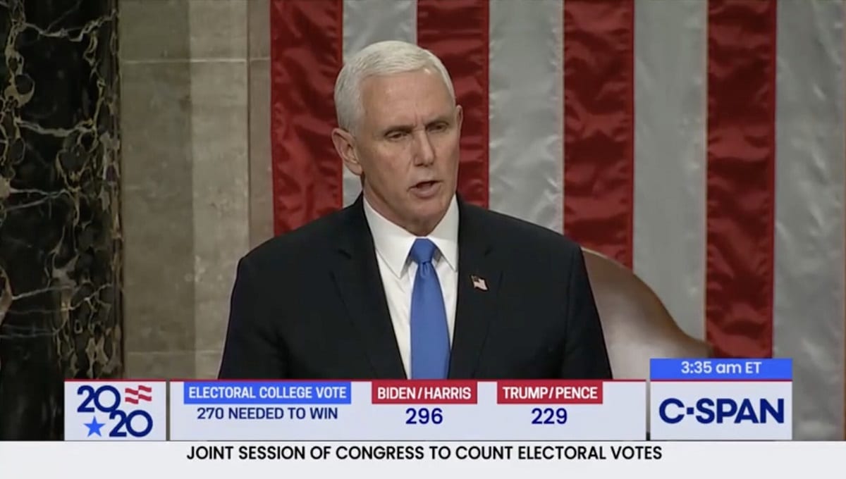 Congreso de Estados Unidos certifica la victoria electoral de Biden tras asalto al Capitolio 1 Biden
