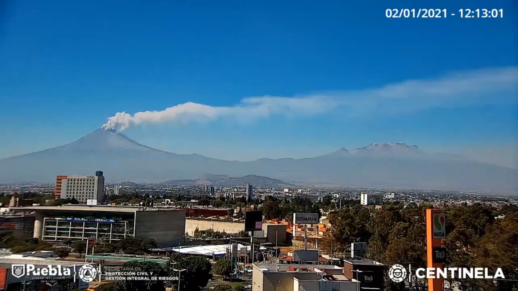 Ante actividad del Popocatépetl, caerá ceniza volcánica en el norte de la ciudad de Puebla 1 Popocatepetl 1