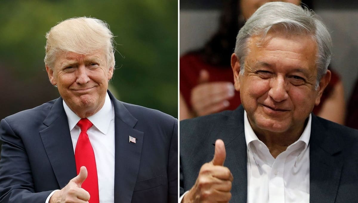 Trump agradece a AMLO por su amistad: "Es un gran caballero y amigo mío" 1 Trump AMLO 1