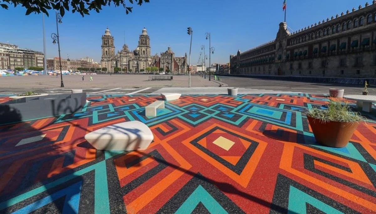 Así luce el nuevo Zócalo peatonal de la CDMX 1 Zocalo peatonal 1