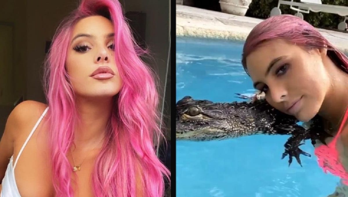 Acusan a Lele Pons de maltrato animal por nadar con un cocodrilo amarrado 1 acusan maltrato animal lele pons