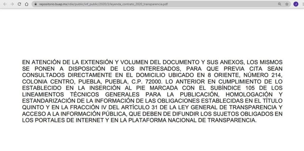 contrato BUAP bacheo