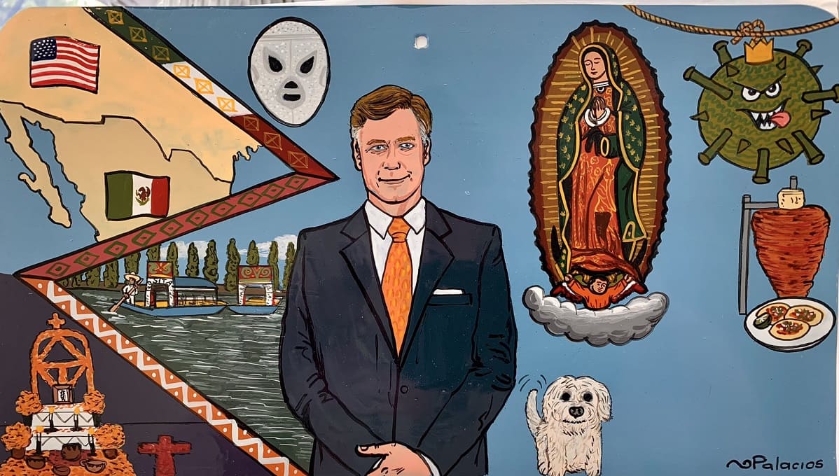Embajador de Estados Unidos presume pinturas que poblanos realizaron de su familia 1 embajador de estados unidos 1