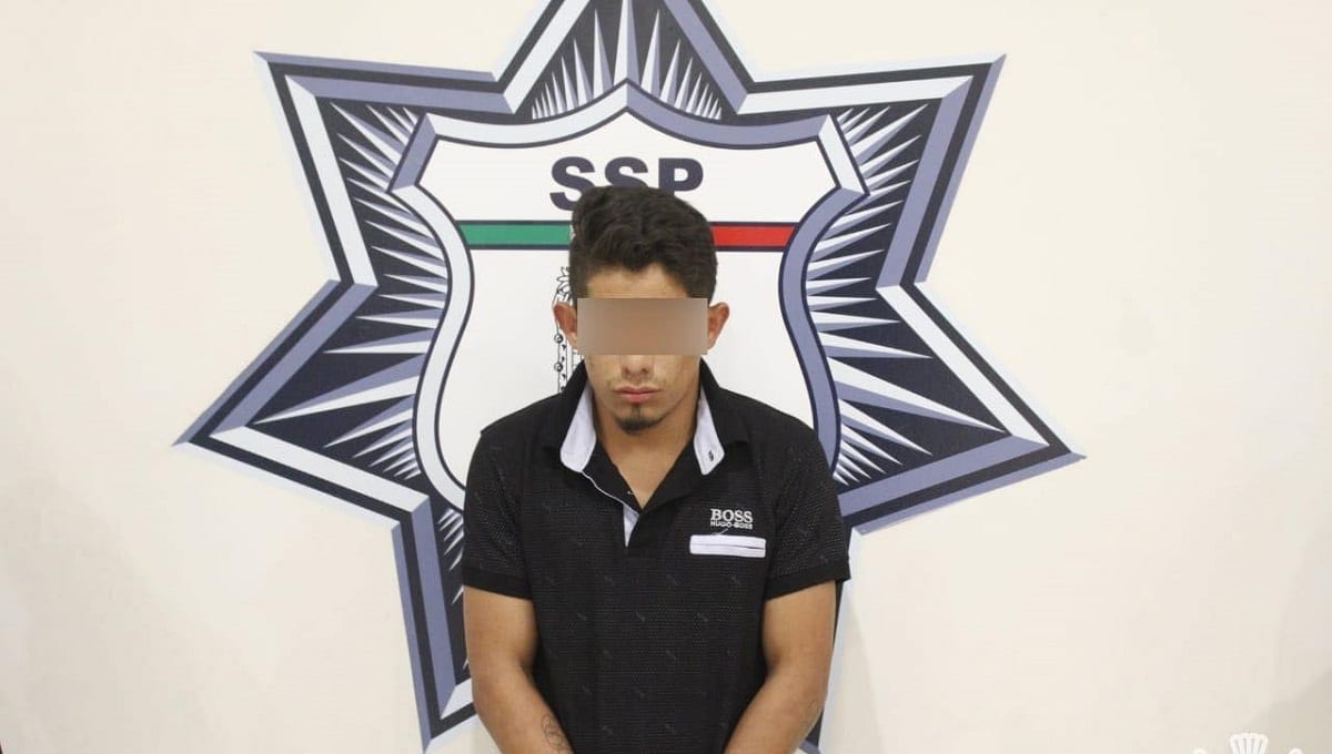 Detienen a presunto vendedor de armas y drogas en Amozoc 1 narco